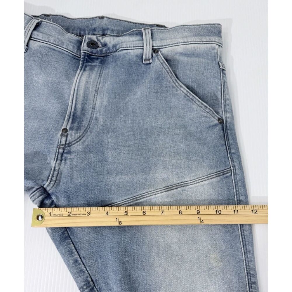 G Star Raw Men's Blue Jeans Size 34x30 (Fit 34x29) 5620 3D Zip Knee Skinny Denim - Picture 6 of 13